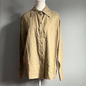 Oak & Fort Sand button-up Shirt